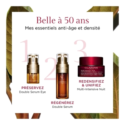 50ML Clarins MULTI-INTENSIVE Crème lift-redensifiante anti-rides nuit - toutes peaux  1 of 4 