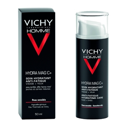 50ML VICHY HOMME V Soin hydratant anti-fatigue visage et yeux  1 of 4 