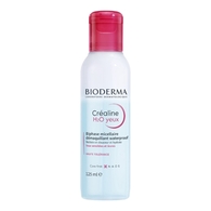 125ML BIODERMA CRÉALINE Démaquillant biphase micellaire, apaise, hydrate & renforce paupières et cils  1 of 2 