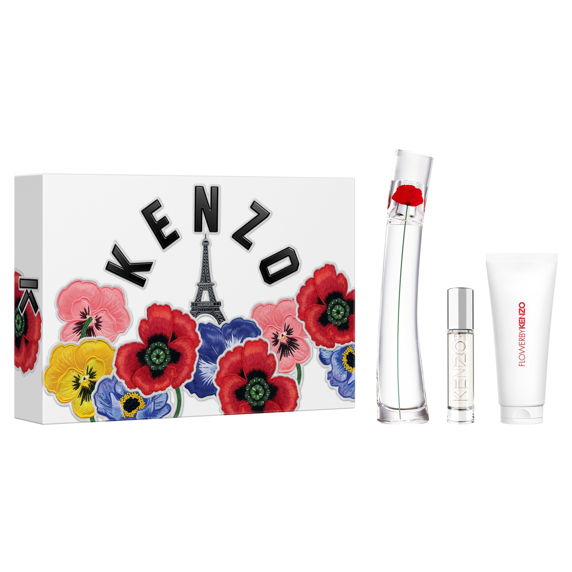 Kenzo - Flower By Kenzo - Coffret - Eau De Parfum + Vaporisateur De Voyage + Lait Corps