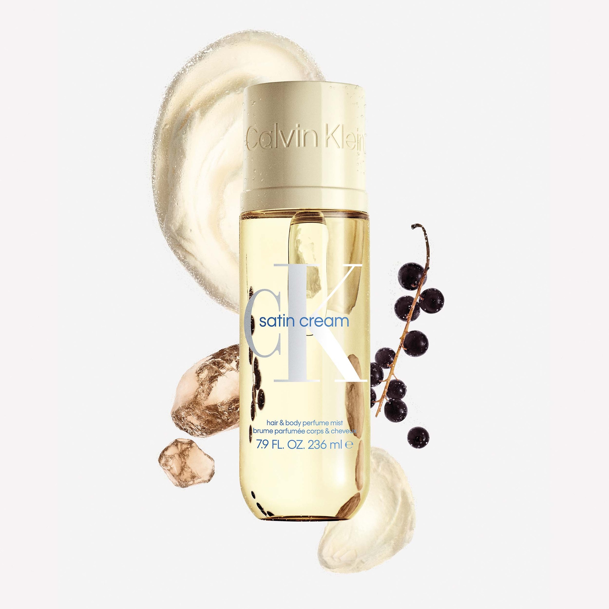 100ml CALVIN KLEIN CK SATIN CREAM BODY MIST COLLECTION Brume parfumée corps & cheveux  2 of 4 Brume parfumée corps & cheveux