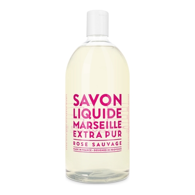 La Compagnie De Provence - Extra Pur - Recharge Savon Liquide De Marseille Rose Sauvage - 1030g