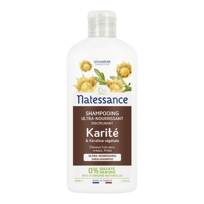 250ML Natessance CAPILLAIRE Shampooing ultra-nourissant Karité  1 of 2 