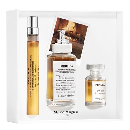  MAISON MARGIELA REPLICA BY THE FIREPLACE Coffret eau de toilette + miniature + vaporisateur de voyage  1 of 4 
