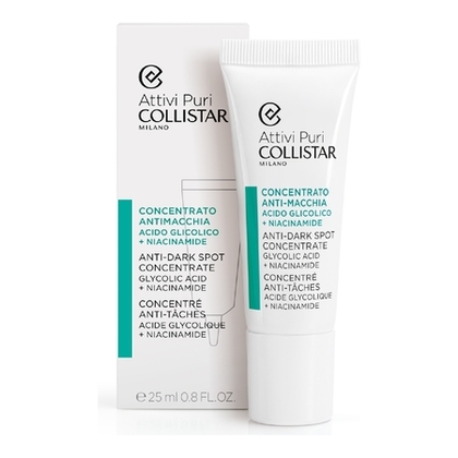 25ML COLLISTAR ACTIFS PURS Concentré anti-tâches acide glycolique + niacinamide  1 of 2 