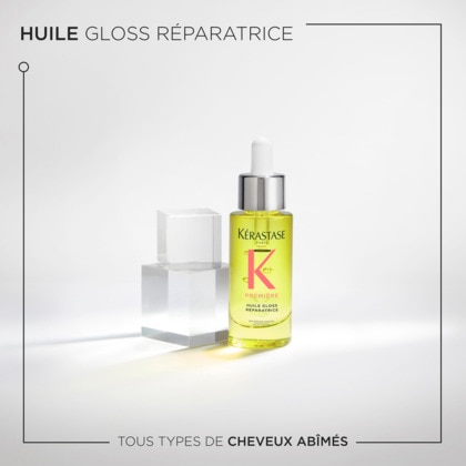 Huile réparatrice brillance intense pour cheveux très abimés