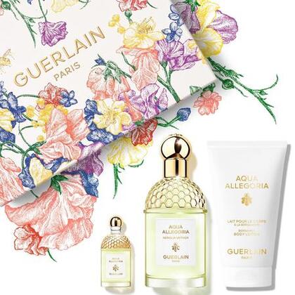  Guerlain AQUA ALLEGORIA Coffret eau de toilette + lait corps + miniature  1 of 4 