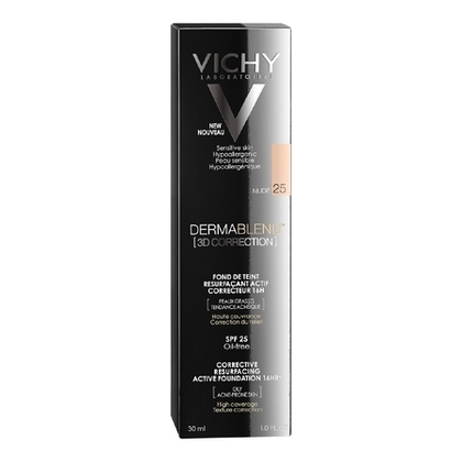  VICHY DERMABLEND 3D CORRECTION Fond de teint resurfaçant haute couvrance SPF25  1 of 4 