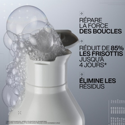 Shampoing réparateur pour cheveux bouclés abimés