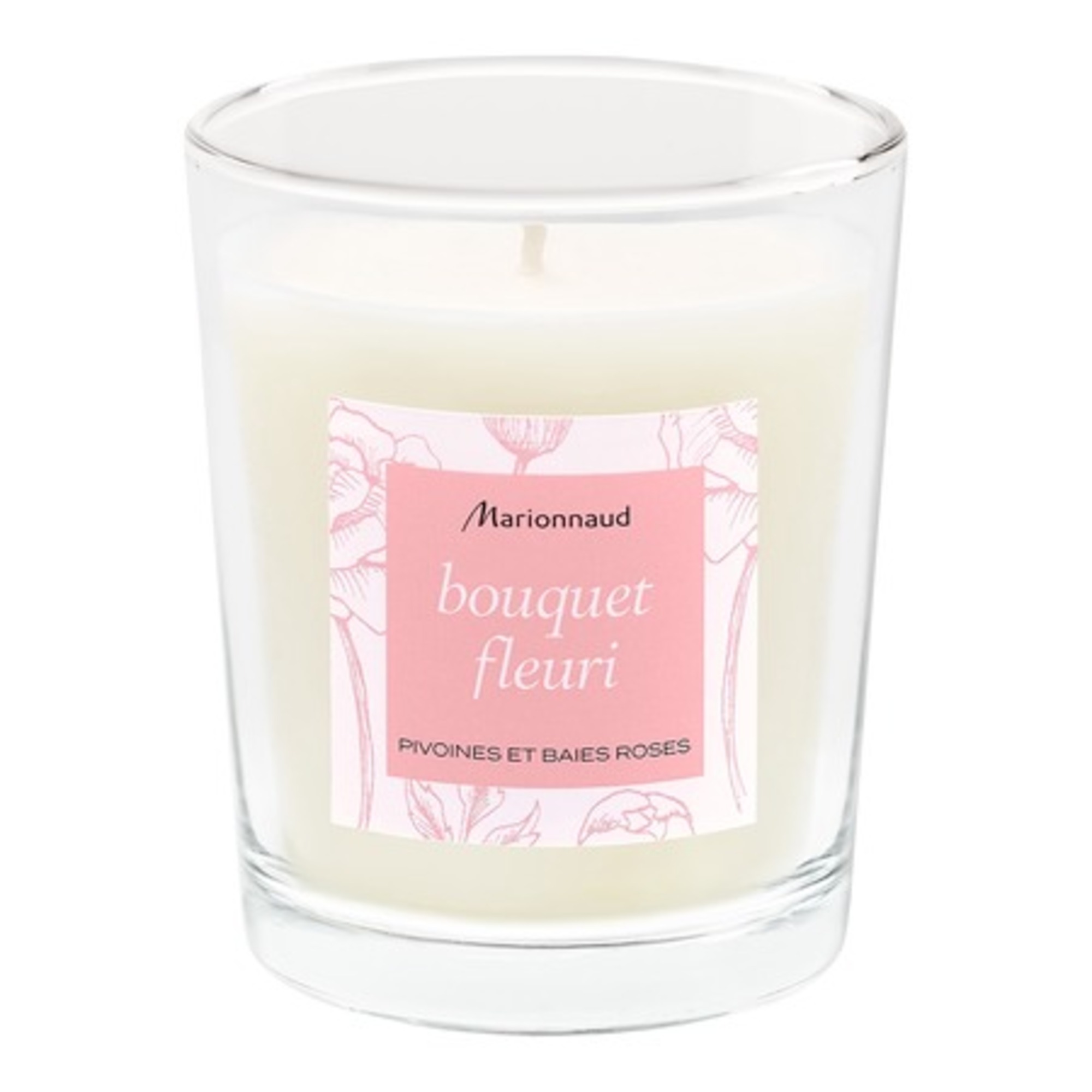 Bouquet Fleuri - Pivoines et Baies Roses