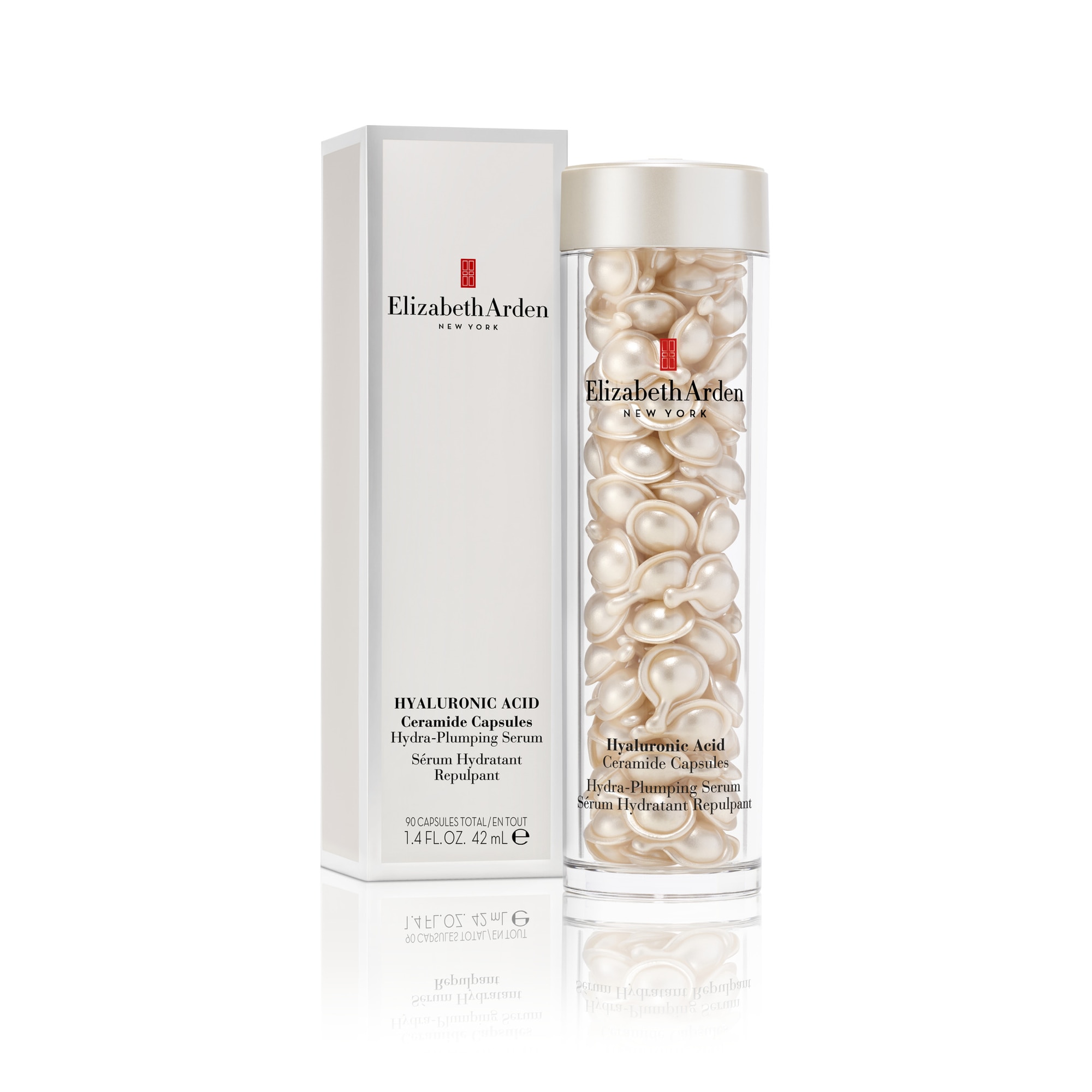 Elizabeth Arden - Hyaluronic Acid Ceramide Capsules - Acide Hyaluronique Ceramide Capsules - Sérum Hydratant Repulpant - 90capsules
