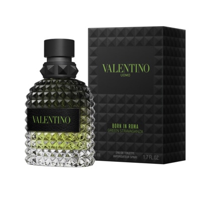 50mL Valentino BORNE IN ROMA GREEN STRAVAGANZA UOMO Eau de toilette  1 of 4 