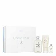  CALVIN KLEIN CK ONE Coffret eau de toilette + lait pour le corps + miniature  1 of 2 