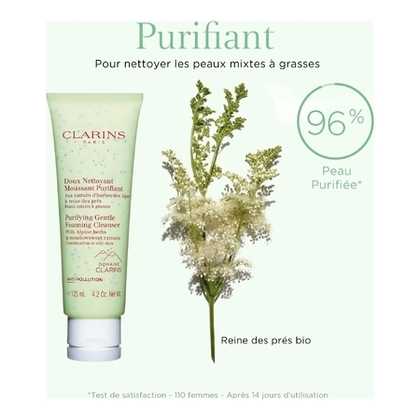 Doux nettoyant moussant purifiant peaux mixtes à grasses