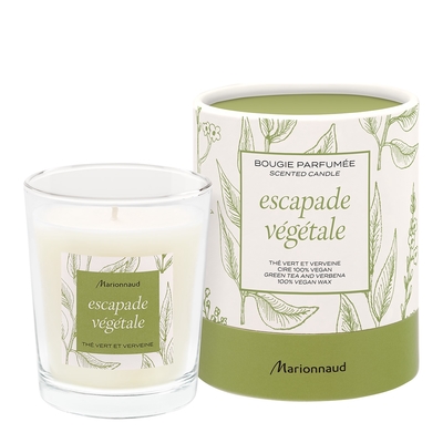 Marionnaud - Bougie Parfumee - Escapade Végétale - Thé Vert Et Verveine