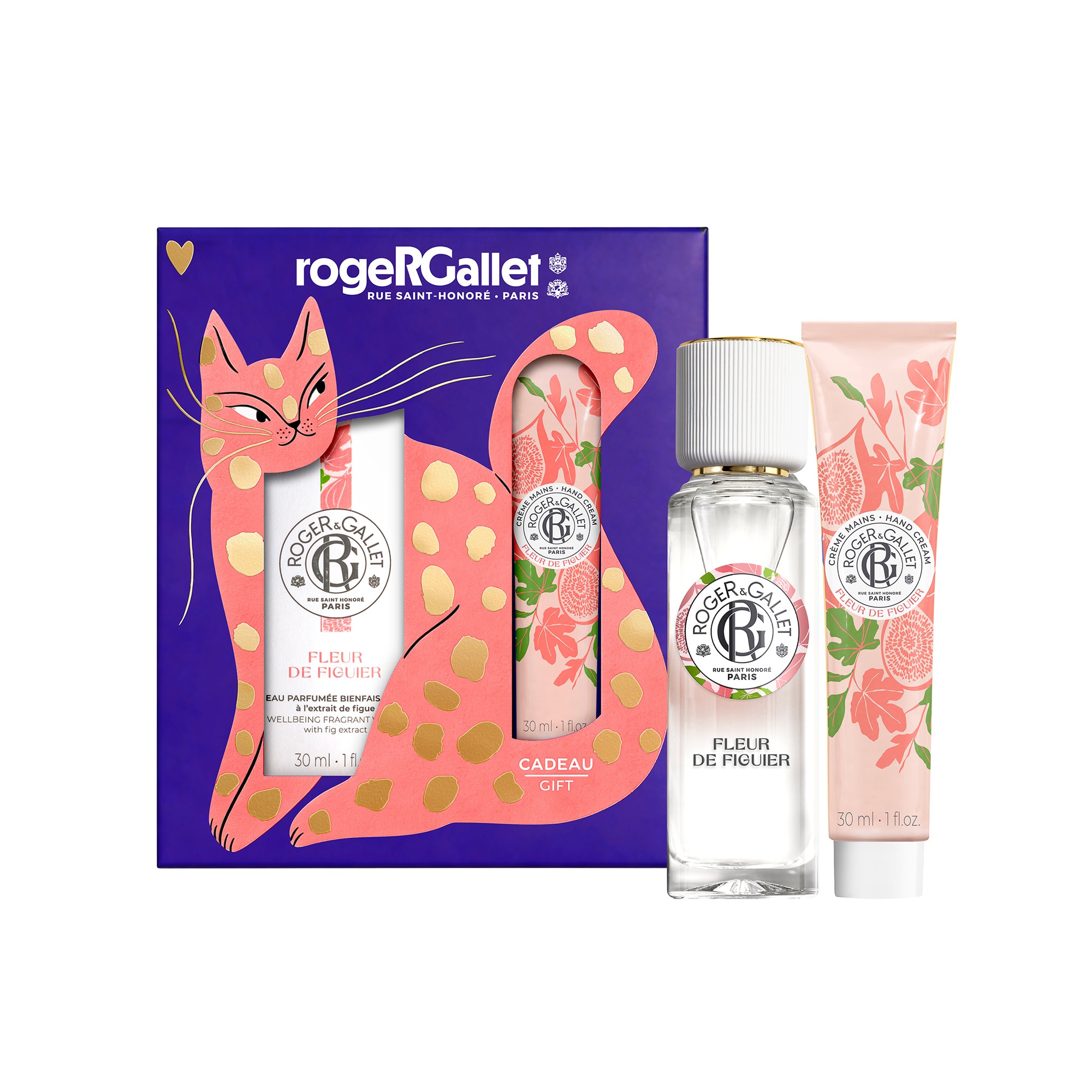 Roger & Gallet - Fleur De Figuier - Coffret - Eau Parfumée Bienfaisante Et Crème Mains