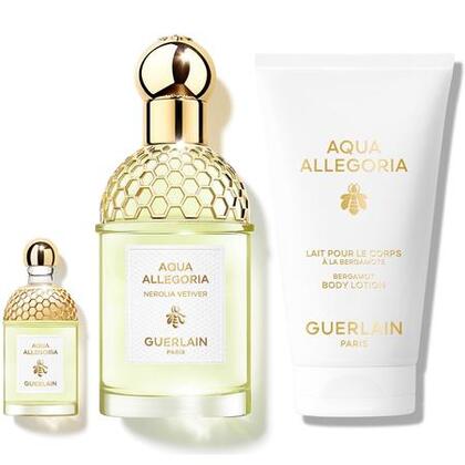  Guerlain AQUA ALLEGORIA Coffret eau de toilette + lait corps + miniature  1 of 4 