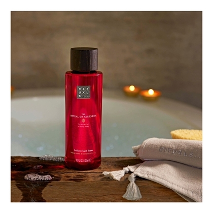 500ML RITUALS THE RITUAL OF AYURVEDA Mousse de bain - rose indienne & amande douce  1 of 3 