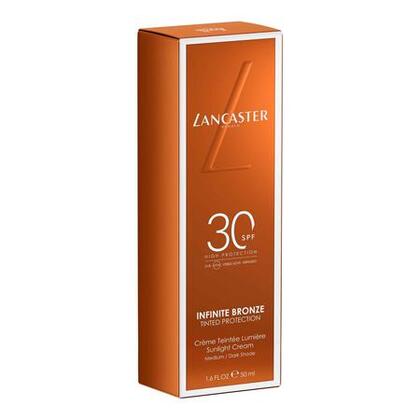 50mL Lancaster INFINITE BRONZE Crème visage protection solaire teintée  1 of 2 