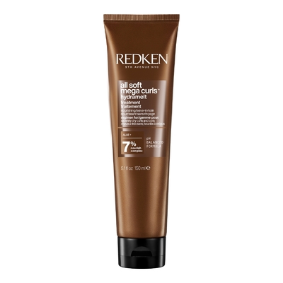 Redken - All Soft Mega Curls - Soin Sans Rincage Nourissant Hydramelt Pour Cheveux Très Secs, Bouclés À Crépus - 150ml