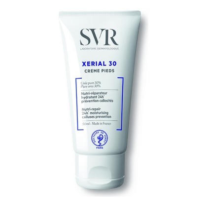 50mL LABORATOIRE SVR XERIAL 30 CRÈME PIEDS Nutri-réparateur hydratant 24h prévention callosités.  1 of 1 