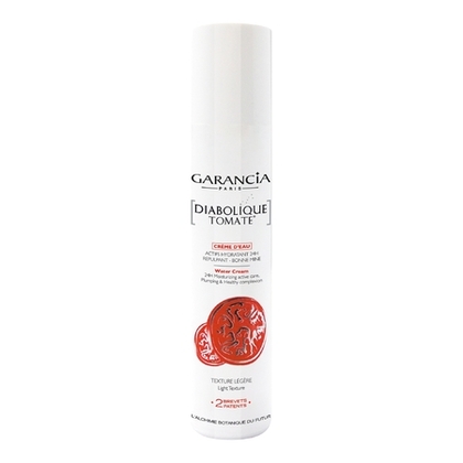 30ML GARANCIA DIABOLIQUE TOMATE CREME D'EAU Crème d'eau actifs hydratant 24 heures repulpant bonne mine visage  1 of 2 