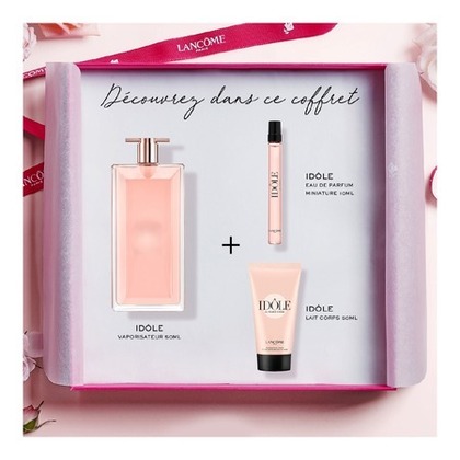Coffret eau de parfum + miniature + crème pour le corps