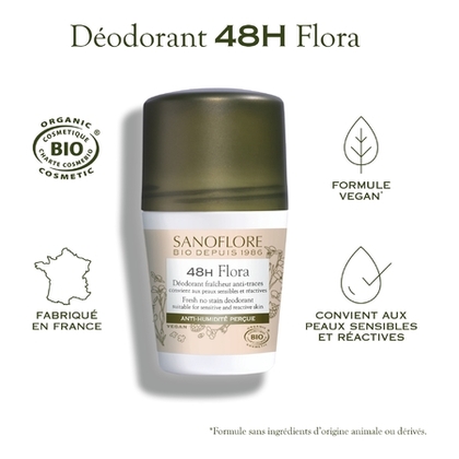 50mL SANOFLORE DEODORANTS Déodorant bio efficace 48h  1 of 4 