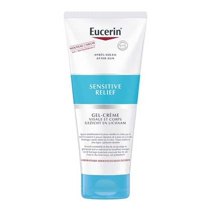 200ML EUCERIN SUN PROTECTION Sensitive relief gel crème visage et corps après-soleil  1 of 4 