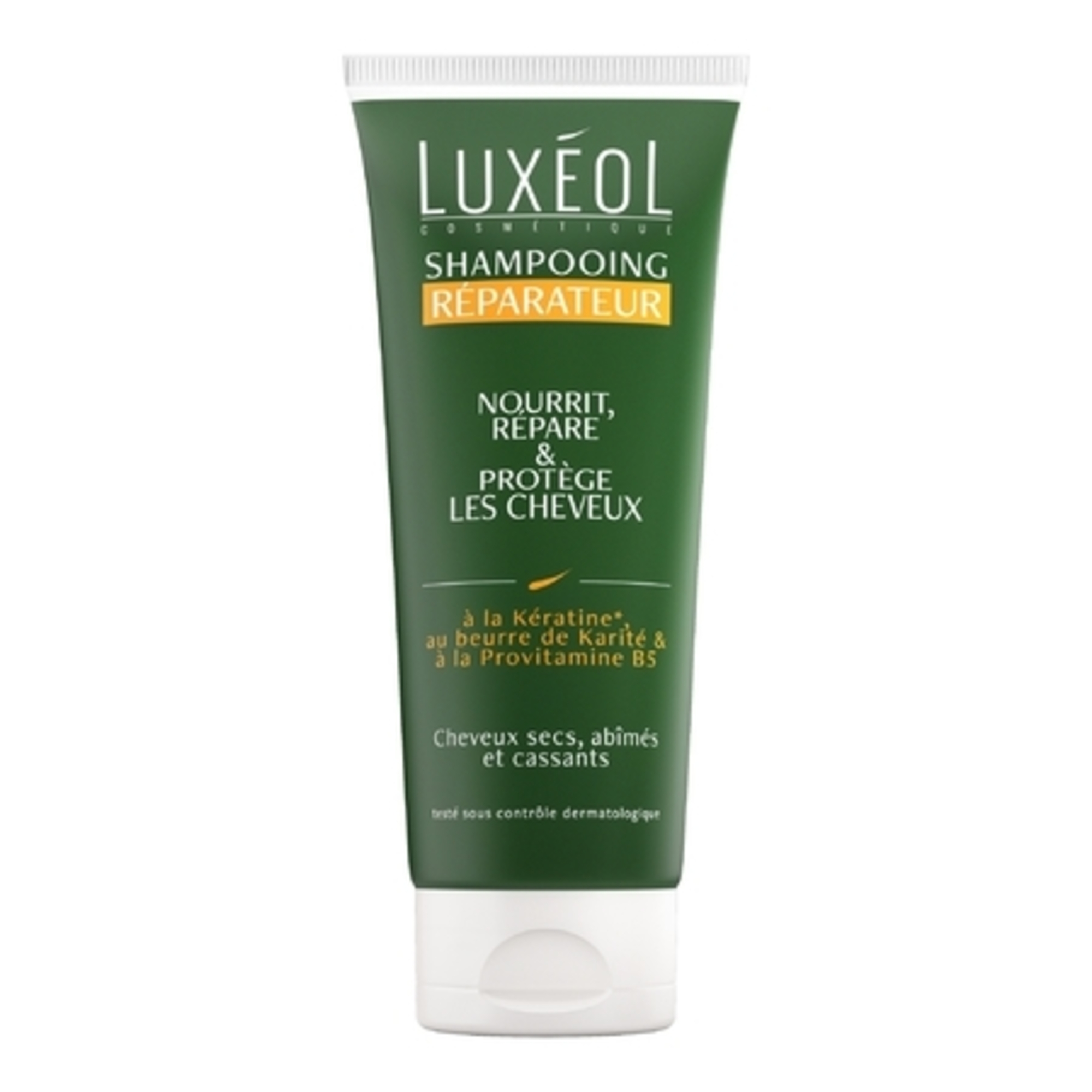 200mL Luxeol SHAMPOOING REPARATEUR Nourrit, répare et protège les cheveux - Cheveux secs abîmés et cassants  1 of 3 