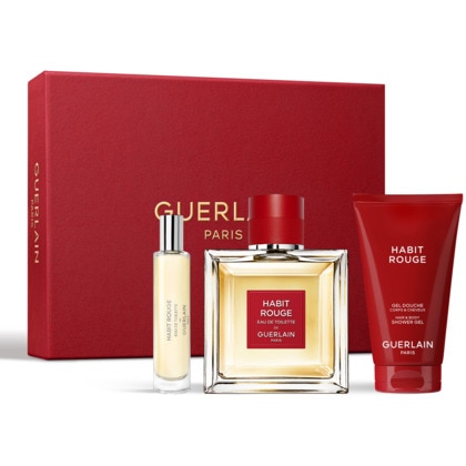  Guerlain HABIT ROUGE Coffret eau de toilette  1 of 4 