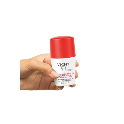 50mL VICHY V HYPOALLERGENIQUE Déodorant 72H détranspirant transpiration excessive  1 of 3 