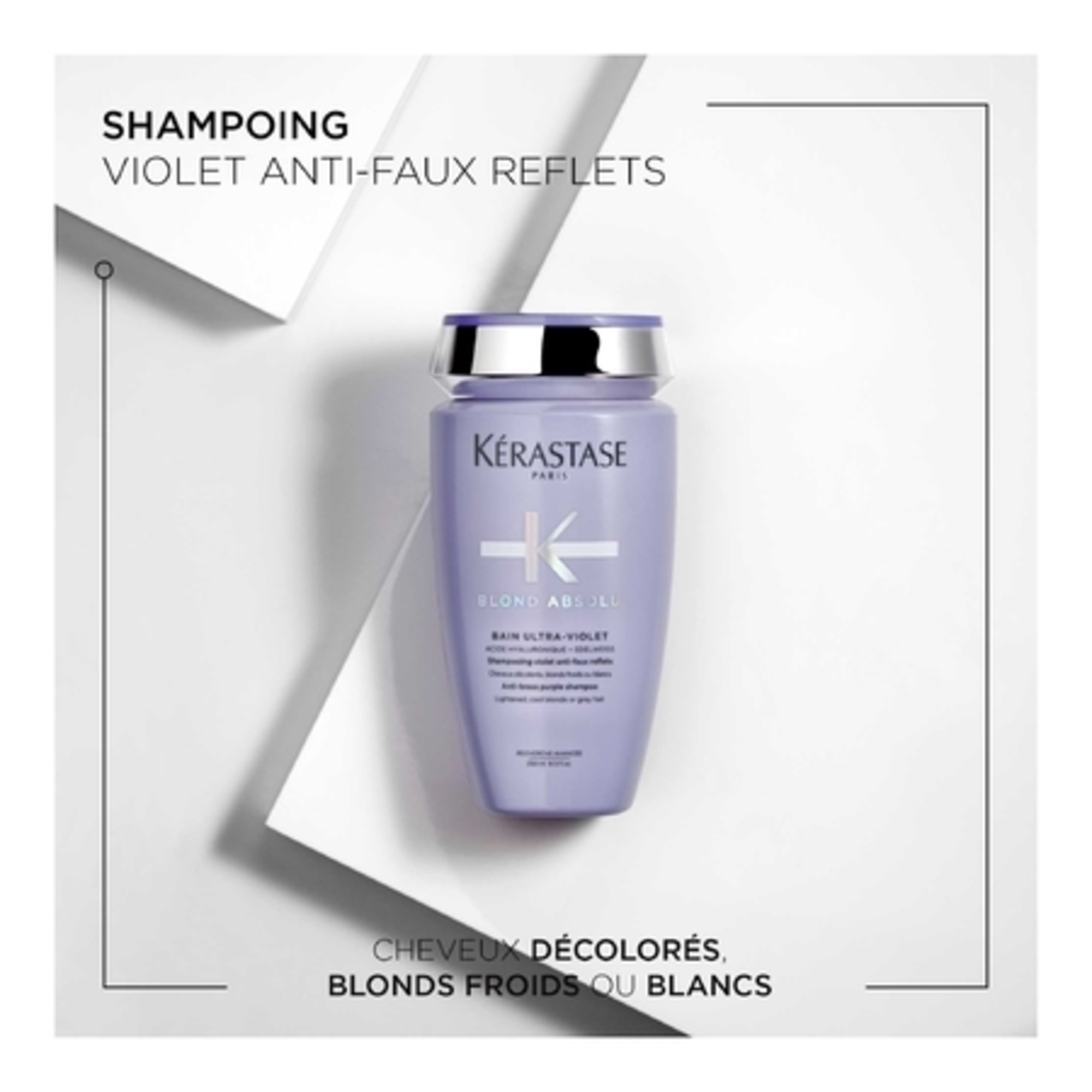 Bain ultra-violet cheveux blonds