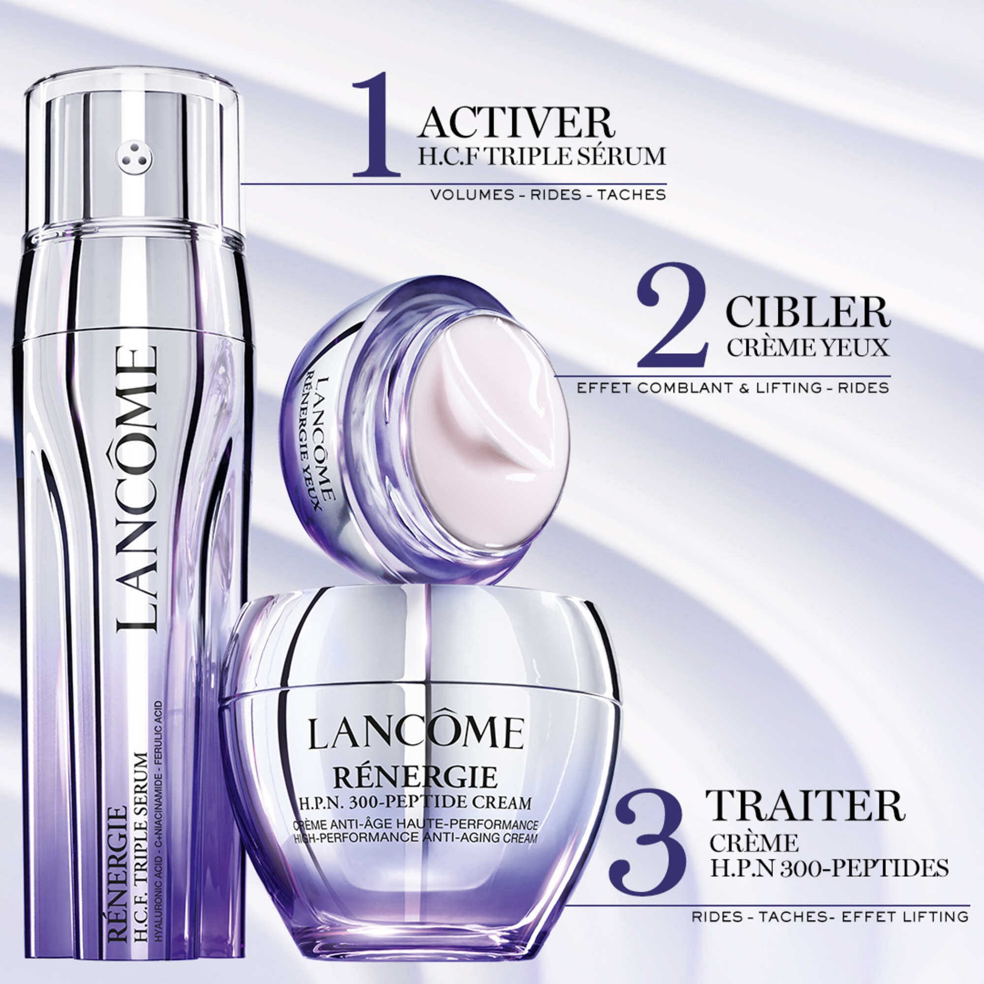 Lancôme RENERGIE Coffret - h.c.f. triple sérum 3 of 4 Coffret - h.c.f. triple sérum