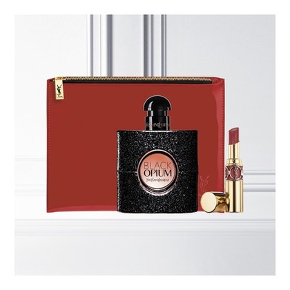 Yves Saint Laurent Black Opium Coffret Fête des Mères Eau de Parfum Black Opium & Rouge à lèvres - Parfum Femme YSL