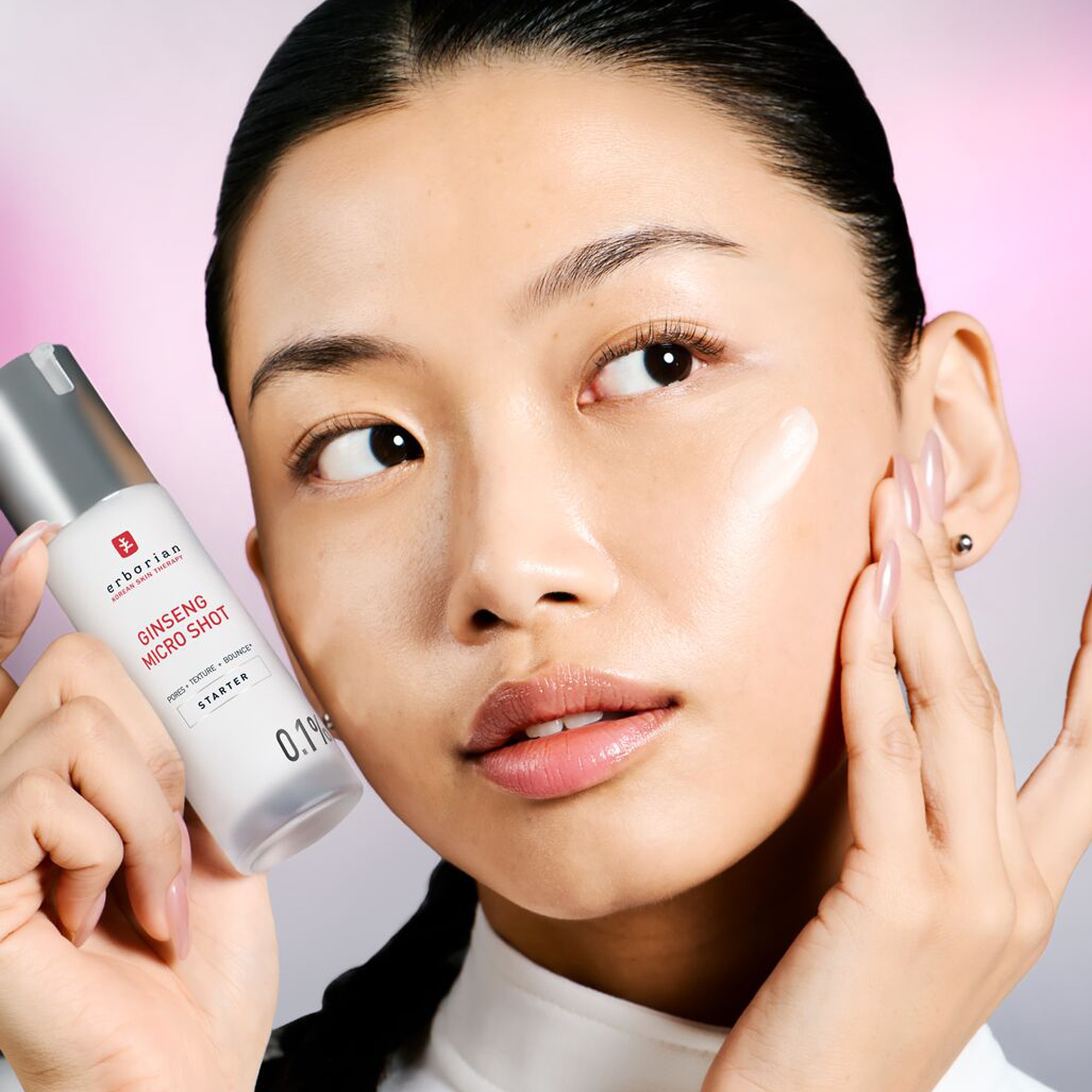 30ml ERBORIAN GINSENG MICRO SHOT STARTER 0.1 Sérum micro-infusion retexturant (concentration en spicules 0.1%)  1 of 4 