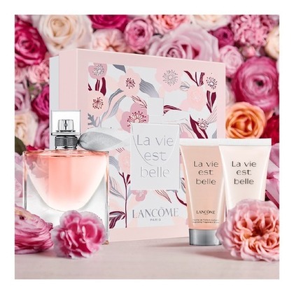 Coffret eau de parfum + lait pour le corps + gel douche