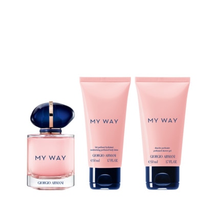 Coffret - eau de parfum + lait parfumé + gel douche