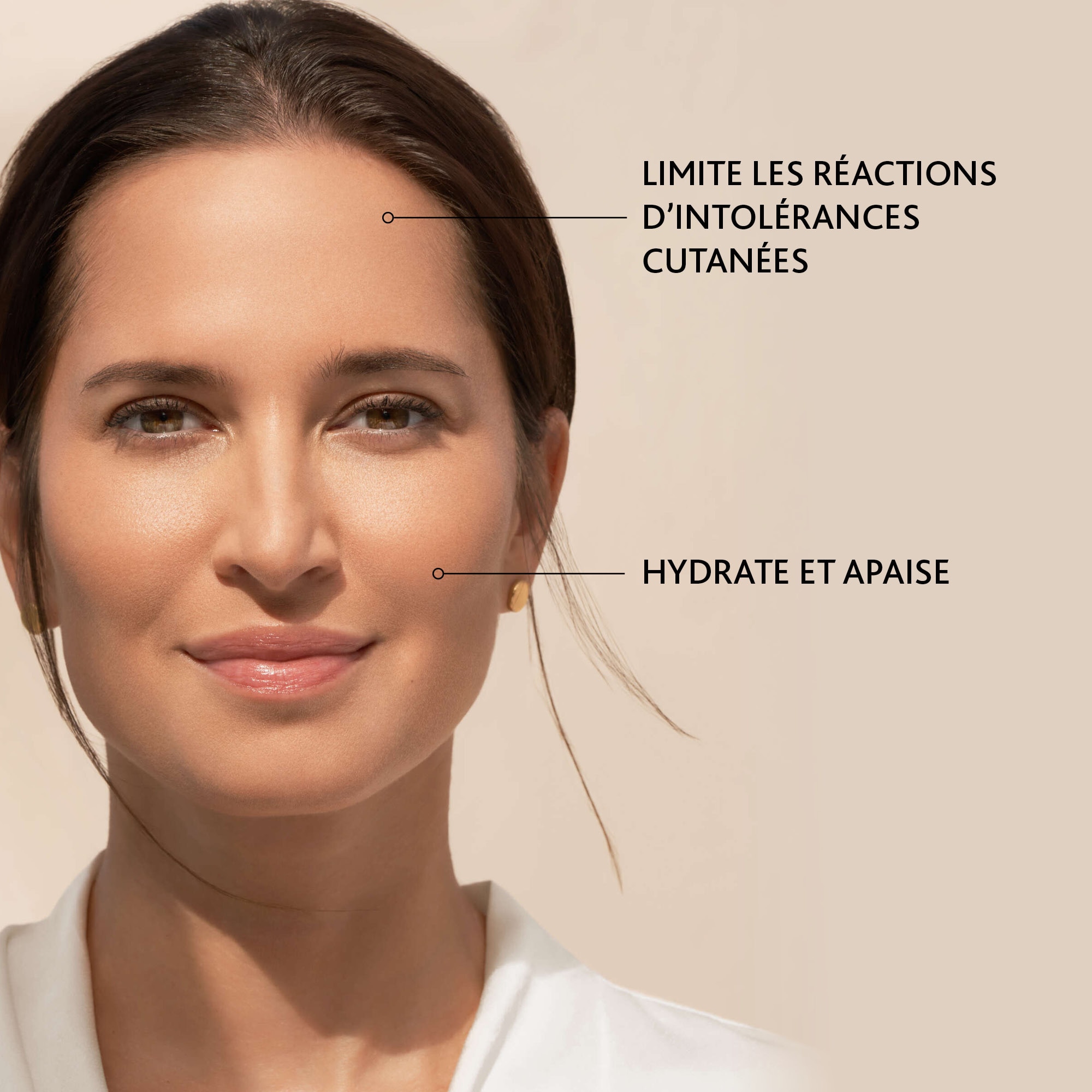 Crème solaire visage spf50+ peau intolérante allergiques