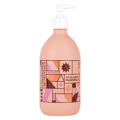 495ml LA COMPAGNIE DE PROVENCE HYGIENE Savon liquide de marseille santal concombre - édition limitée 25 ans  1 of 4 