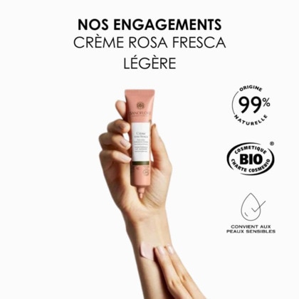 40ML SANOFLORE ROSA FRESCA Crème hydratante légère rosa fresca  1 of 4 