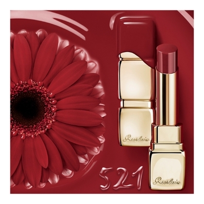  Guerlain KISSKISS SHINE BLOOM Rouge brillant 95% d'ingrédients d'origine naturelle*  1 of 4 