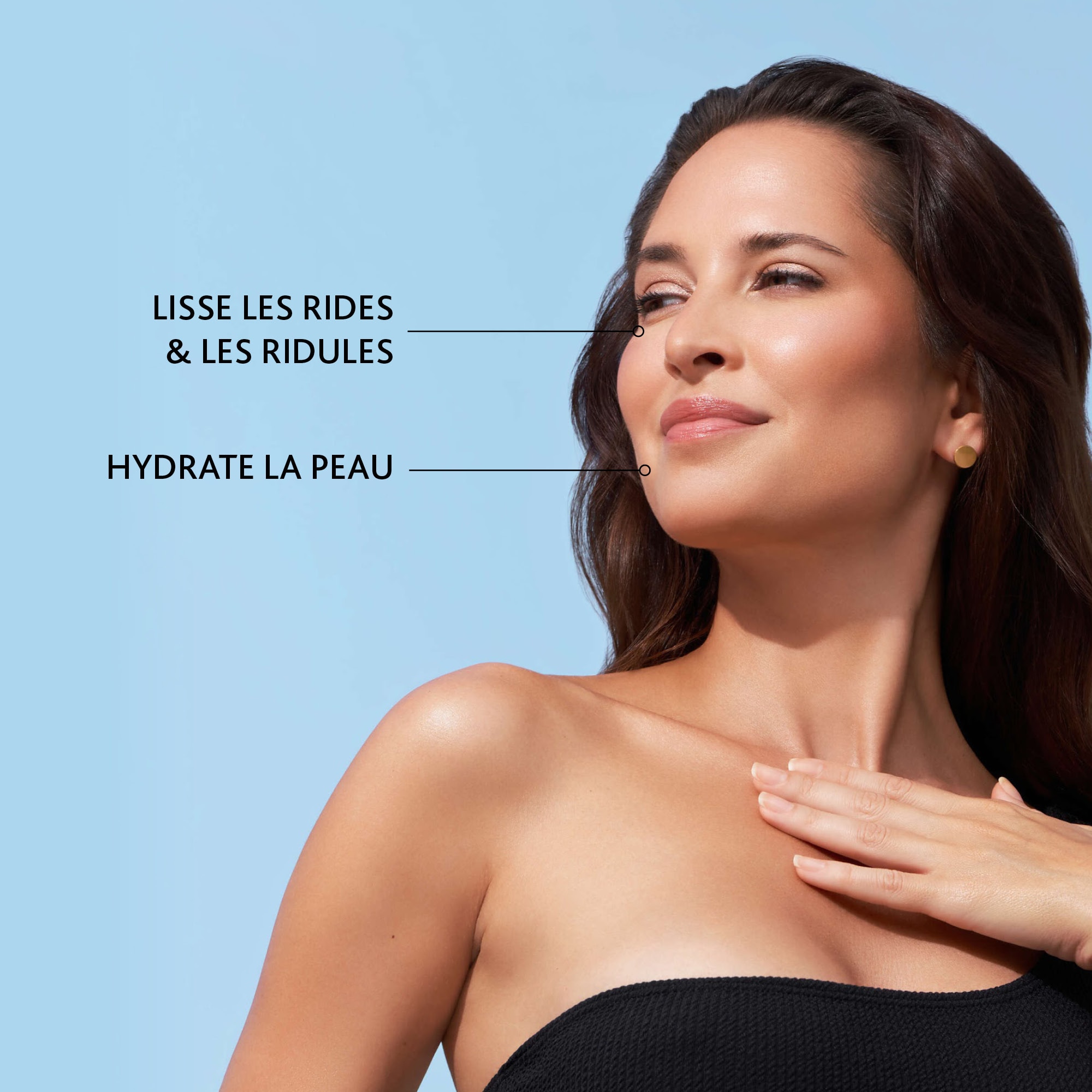 Crème solaire modérée anti-rides fermeté