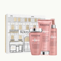  KÉRASTASE CHROMA ABSOLU Coffret routine trio shampoing + après-shampoing + texturisant pour cheveux colorés fins à moyens  1 of 2 
