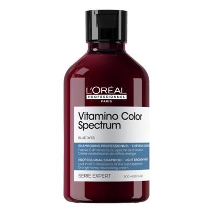 300ML L'ORÉAL PROFESSIONNEL SERIE EXPERT VITAMINO COLOR SPECTRUM Shampoing neutralisant bleu 1 of 4