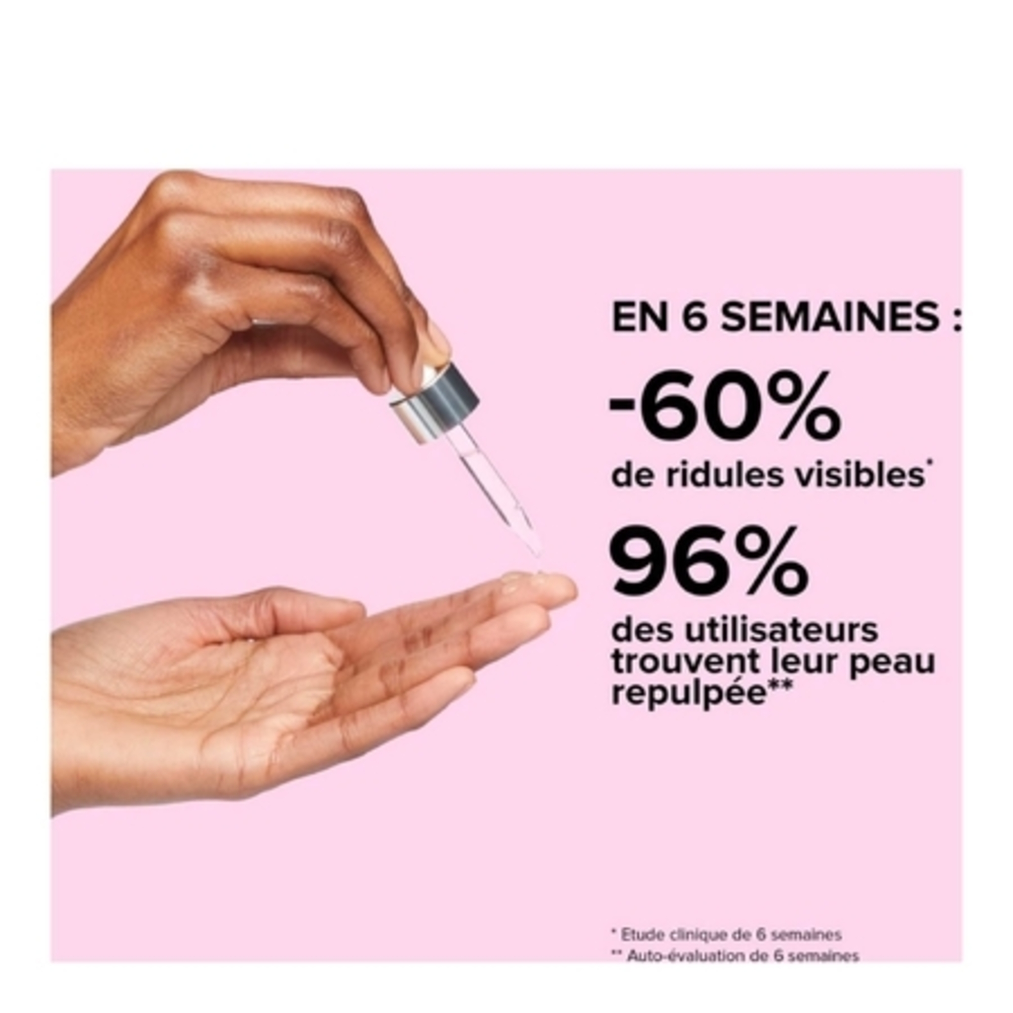 Sérum anti-ride à l'acide hyaluronique