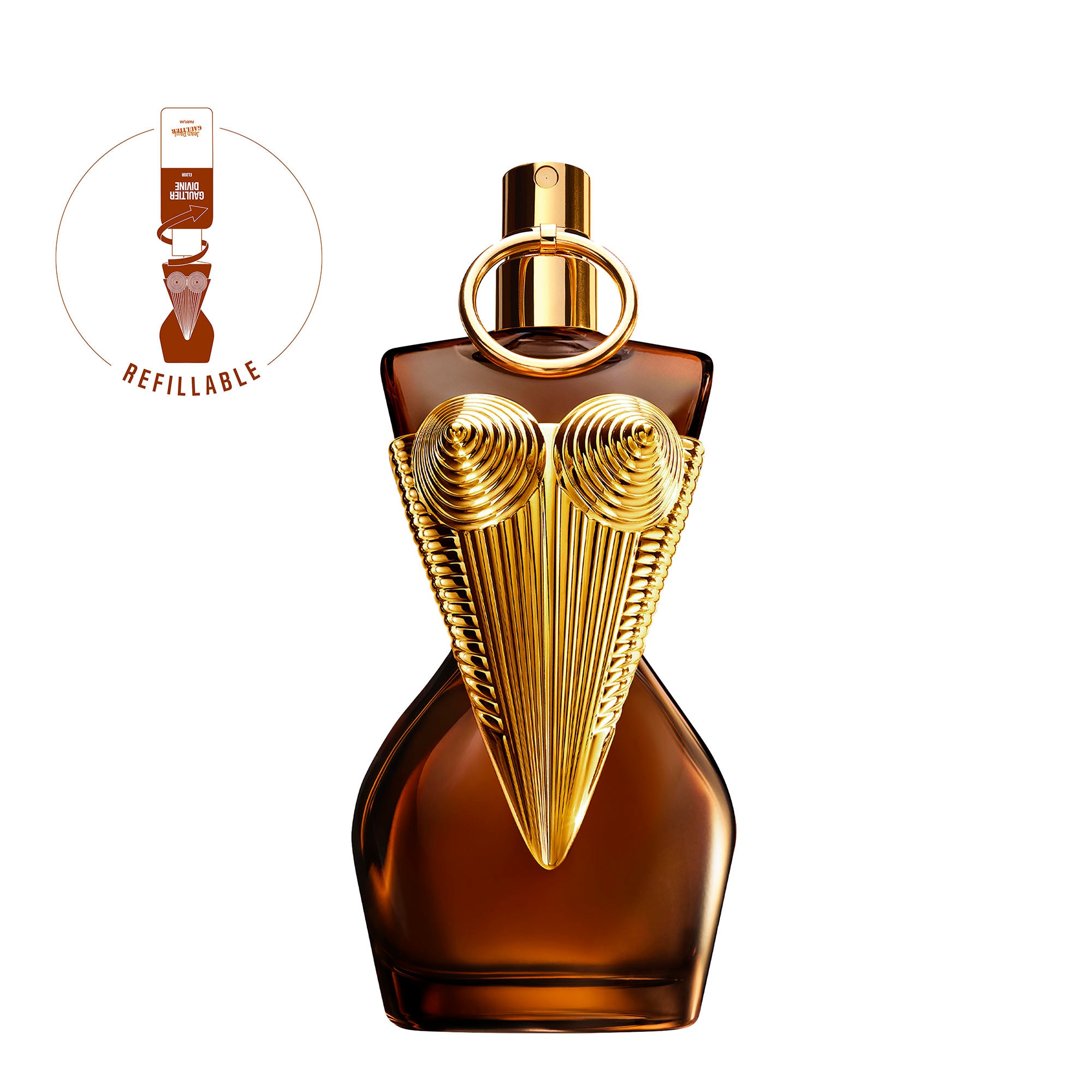 50ml Jean Paul Gaultier GAULTIER DIVINE ELIXIR parfum - rechargeable 1 of 4