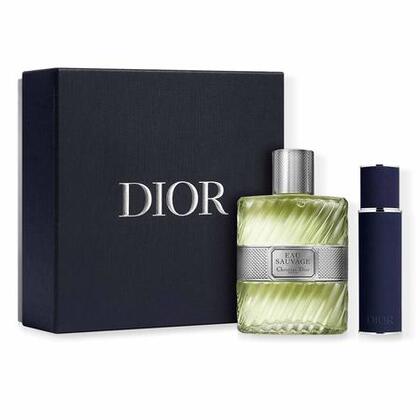  DIOR EAU SAUVAGE Coffret eau de toilette + vaporisateur de voyage  1 of 2 