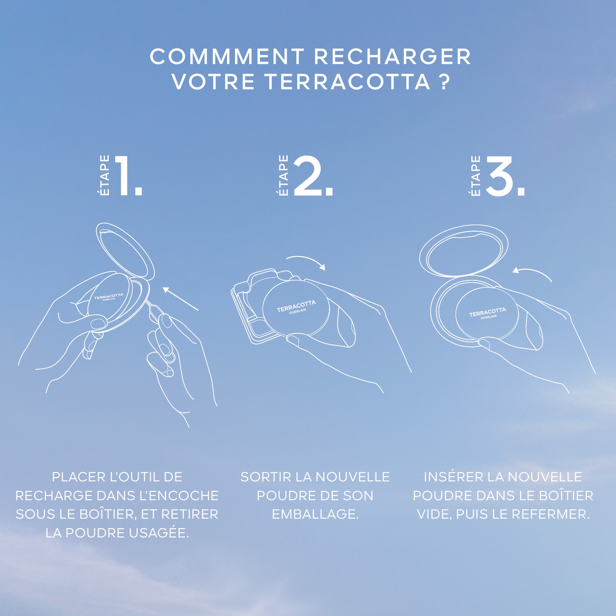 La poudre bronzante 96% d'ingrédients d'origine naturelle - recharge