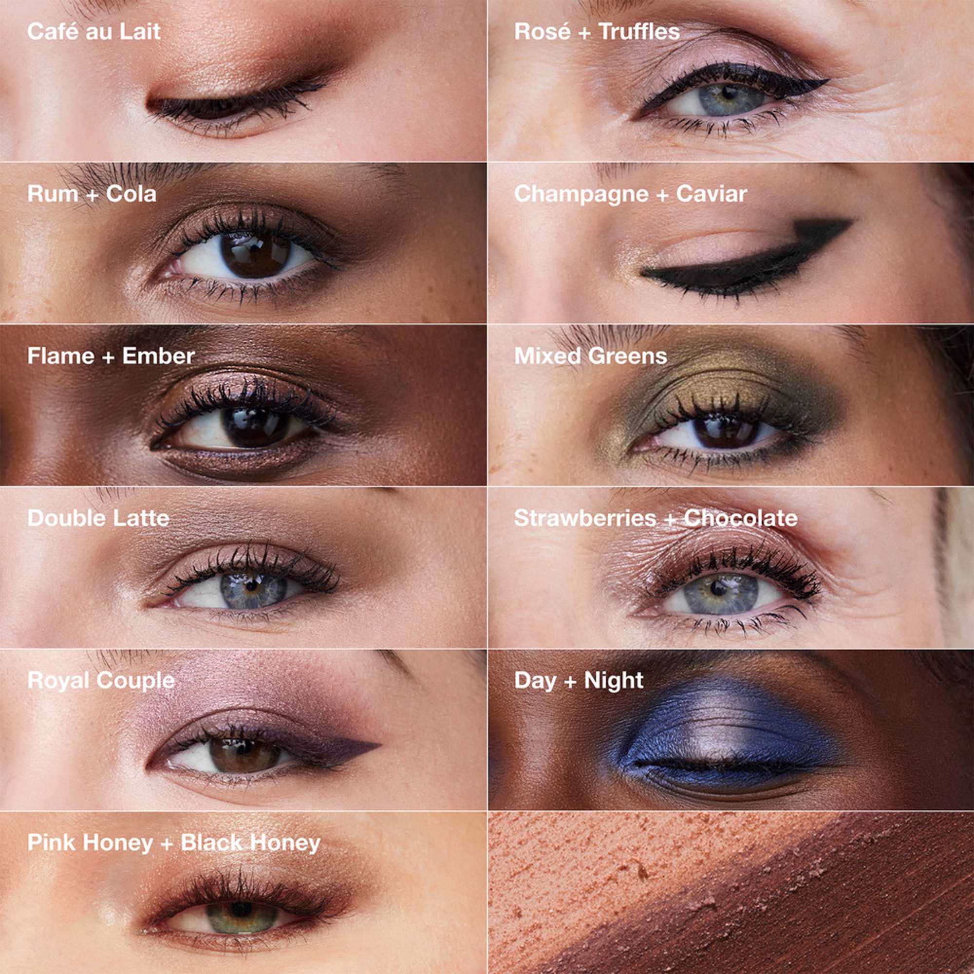 Fards à paupières + définisseur